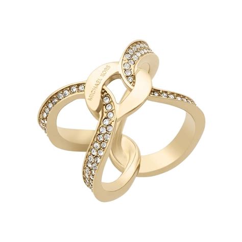 gold plated michael kors band|Michael Kors rings.